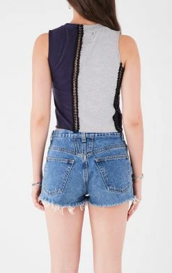 FURST OF A KIND VINTAGE CHAINS VINTAGE SPLICED CHAIN SLEEVELESS TEE