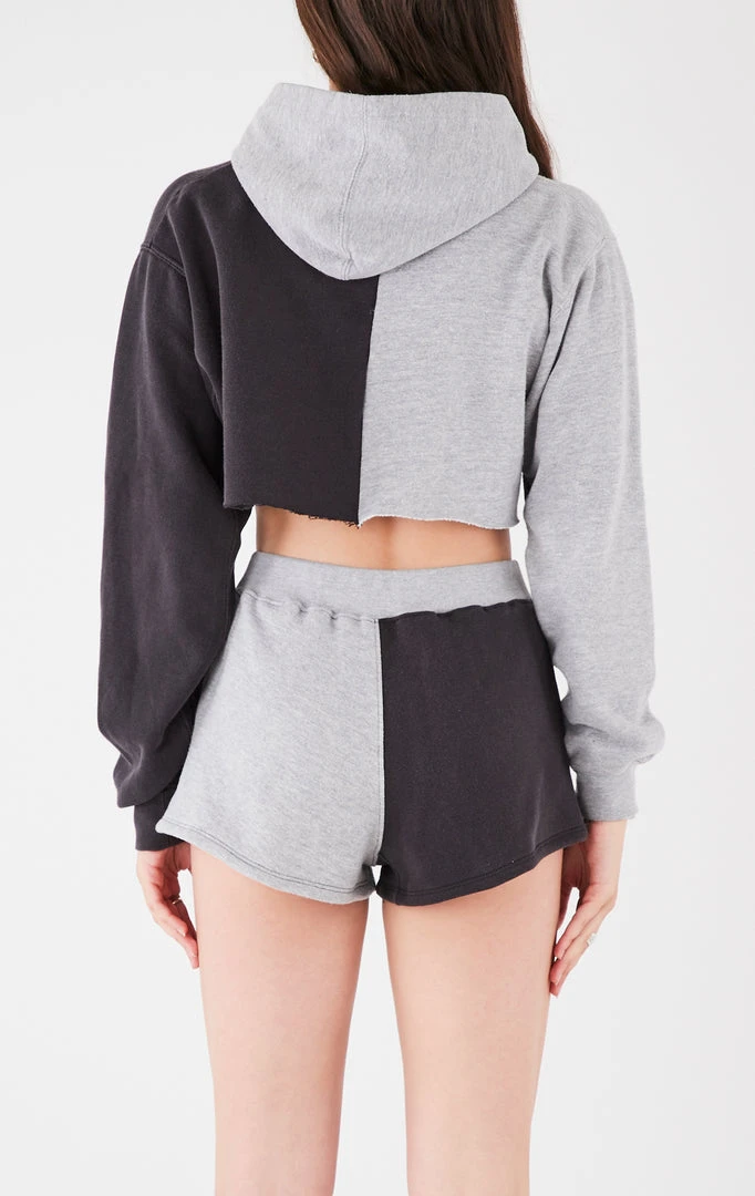 FURST OF A KIND VINTAGE NFL VINTAGE SPLICED HOODIE AND SHORT SET 4 FURST OF A KIND VINTAGE NFL VINTAGE SPLICED HOODIE AND SHORT SET