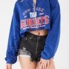 FURST OF A KIND VINTAGE NFL VINTAGE ZIP CROPPED SWEATSHIRT 2 FURST OF A KIND VINTAGE NFL VINTAGE ZIP CROPPED SWEATSHIRT