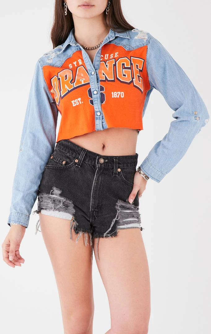 FURST OF A KIND VINTAGE COLLEGE VINTAGE TEE PANEL CHAMBRAY 3 FURST OF A KIND VINTAGE COLLEGE VINTAGE TEE PANEL CHAMBRAY