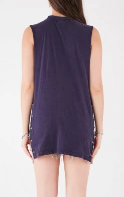 FURST OF A KIND VINTAGE CHAIN LADDER SIDE SLEEVELESS TEE