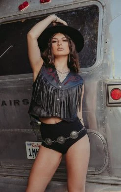 FURST OF A KIND FESTIVAL VINTAGE LEATHER VEST