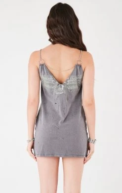 FURST OF A KIND VINTAGE CHAINS VINTAGE DRAPED CHAIN DRESS