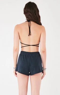 FURST OF A KIND VINTAGE BRA WRAP TOP AND SHORT SET