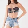 FURST OF A KIND VINTAGE CUT OUT WATERFALL CHAIN TUBE TOP