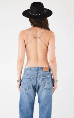 FURST OF A KIND FESTIVAL VINTAGE WATERFALL CHAIN BRA TOP 7 FURST OF A KIND FESTIVAL VINTAGE WATERFALL CHAIN BRA TOP