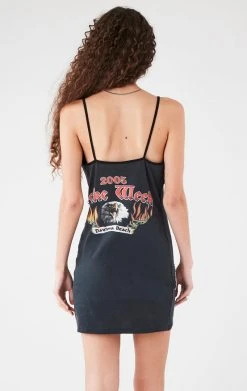 FURST OF A KIND VINTAGE CUT OUT SAFETY PIN TANK DRESS FESTIVAL