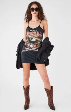 FURST OF A KIND VINTAGE CUT OUT SAFETY PIN TANK DRESS FESTIVAL