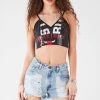 FURST OF A KIND VINTAGE DOUBLE PIN FRONT CROPPED TANK