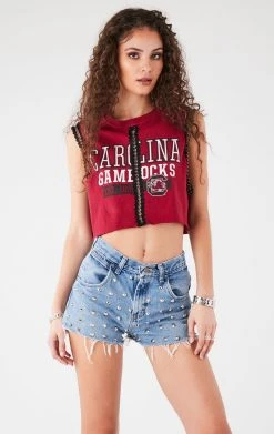 FURST OF A KIND VINTAGE CHAINS VINTAGE SPLICED CHAIN SLEEVELESS TEE