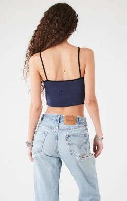 FURST OF A KIND VINTAGE RHINESTONE FRINGE TANK