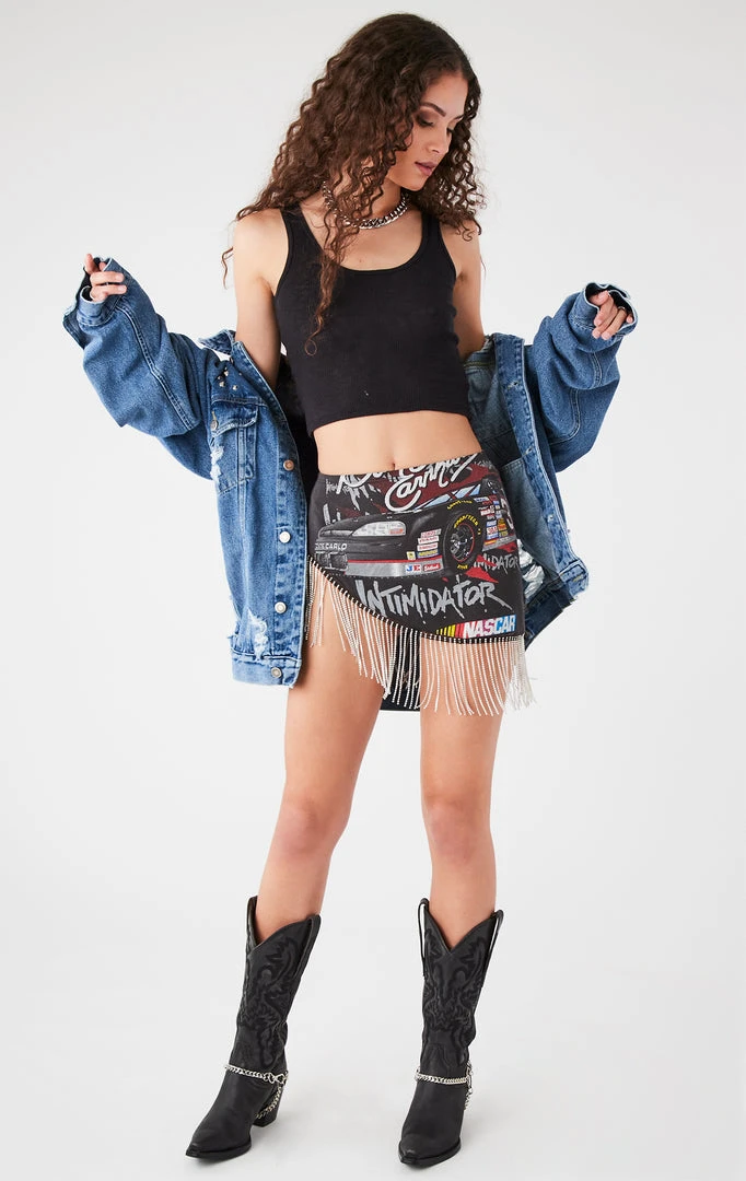 FURST OF A KIND VINTAGE RHINESTONE FRINGE SKIRT 3 FURST OF A KIND VINTAGE RHINESTONE FRINGE SKIRT