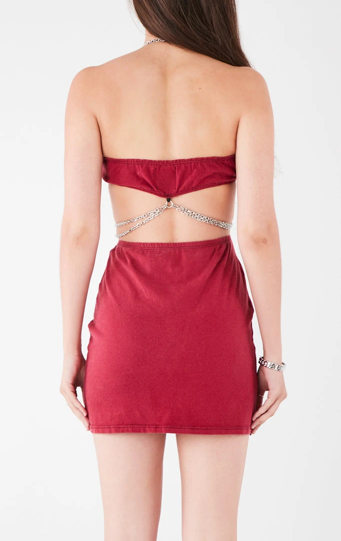 FURST OF A KIND VINTAGE CUT OUT CHAIN HALTER DRESS 5 FURST OF A KIND VINTAGE CUT OUT CHAIN HALTER DRESS