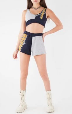 FURST OF A KIND VINTAGE SPLICED TANK AND SHORT SET VINTAGE COLLEGE