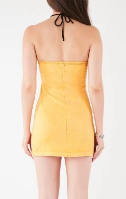 FURST OF A KIND VINTAGE DOUBLE RING CUT OUT HALTER DRESS VINTAGE DRESSES 7 FURST OF A KIND VINTAGE DOUBLE RING CUT OUT HALTER DRESS VINTAGE DRESSES