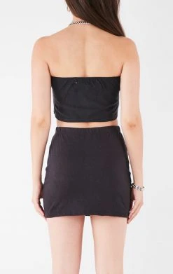 FURST OF A KIND VINTAGE CHAIN NECK HALTER TOP AND SKIRT SET FESTIVAL