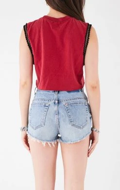 FURST OF A KIND VINTAGE SPLICED CHAIN SLEEVELESS TEE VINTAGE CHAINS