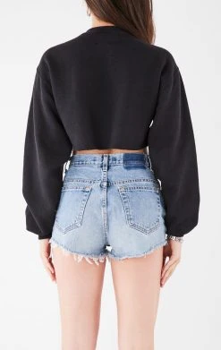 FURST OF A KIND VINTAGE CHAIN LACE UP CROP SWEATSHIRT VINTAGE CHAINS 7 FURST OF A KIND VINTAGE CHAIN LACE UP CROP SWEATSHIRT VINTAGE CHAINS