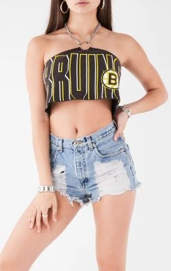 FURST OF A KIND VINTAGE CHAIN HALTER TOP