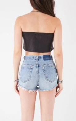 FURST OF A KIND VINTAGE CHAIN HALTER TOP