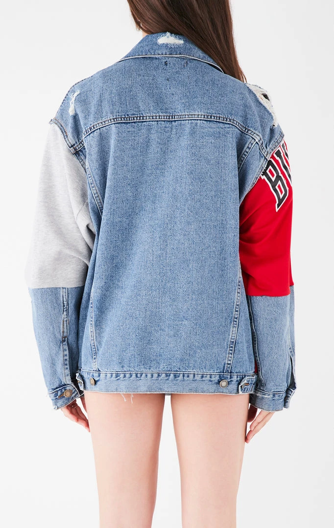 FURST OF A KIND VINTAGE SPLICED PATCHWORK DENIM JACKET 5 FURST OF A KIND VINTAGE SPLICED PATCHWORK DENIM JACKET