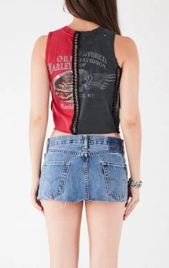 FURST OF A KIND VINTAGE SPLICED CHAIN SLEEVELESS TEE VINTAGE CHAINS