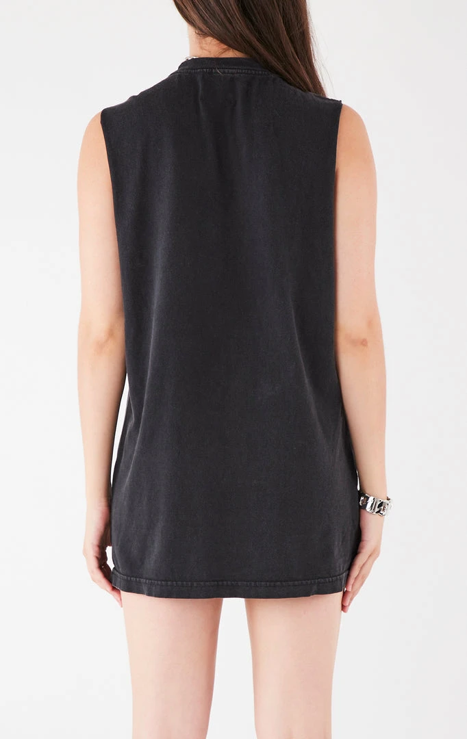 FURST OF A KIND VINTAGE CURVED SAFETY PIN SLEEVELESS TEE 5 FURST OF A KIND VINTAGE CURVED SAFETY PIN SLEEVELESS TEE