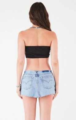 FURST OF A KIND FESTIVAL VINTAGE CUT OUT WATERFALL CHAIN TUBE TOP