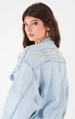 FURST OF A KIND VINTAGE ALLOVER SPIKE STUD DENIM JACKET 9 FURST OF A KIND VINTAGE ALLOVER SPIKE STUD DENIM JACKET