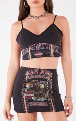 FURST OF A KIND VINTAGE DOUBLE PIN FRONT TANK AND SKIRT SET VINTAGE PINS