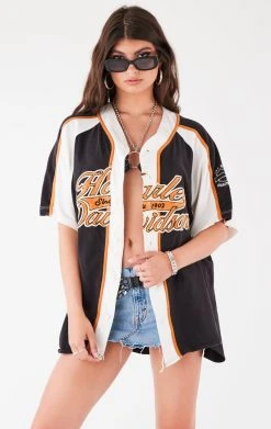 FURST OF A KIND VINTAGE HARLEY KNIT BUTTON DOWN