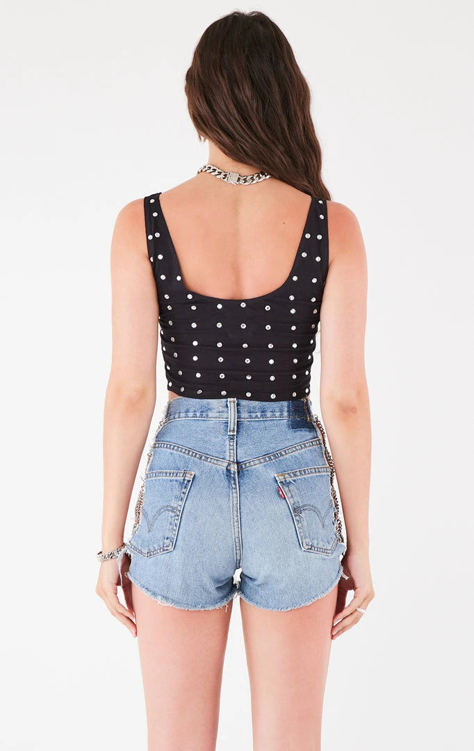 FURST OF A KIND VINTAGE ALLOVER RHINESTONE TANK VINTAGE SPORTS 5 FURST OF A KIND VINTAGE ALLOVER RHINESTONE TANK VINTAGE SPORTS