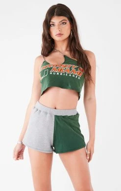 FURST OF A KIND VINTAGE CHAINS VINTAGE ONE SHOULDER DOUBLE CHAIN SHORT SET