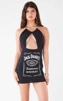 FURST OF A KIND VINTAGE CUT OUT CHAIN LADDER DRESS