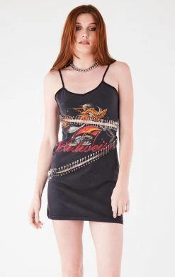 FURST OF A KIND VINTAGE CUT OUT SAFETY PIN TANK DRESS