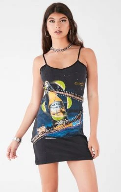 FURST OF A KIND VINTAGE CUT OUT SAFETY PIN TANK DRESS