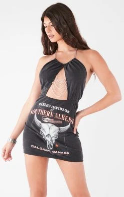 FURST OF A KIND VINTAGE CUT OUT CHAIN LADDER DRESS