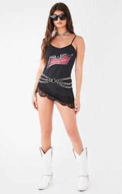 FURST OF A KIND VINTAGE DRESSES VINTAGE LACE TRIM DRESS