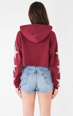 FURST OF A KIND VINTAGE STAR PATCH CROPPED HOODIE 7 FURST OF A KIND VINTAGE STAR PATCH CROPPED HOODIE