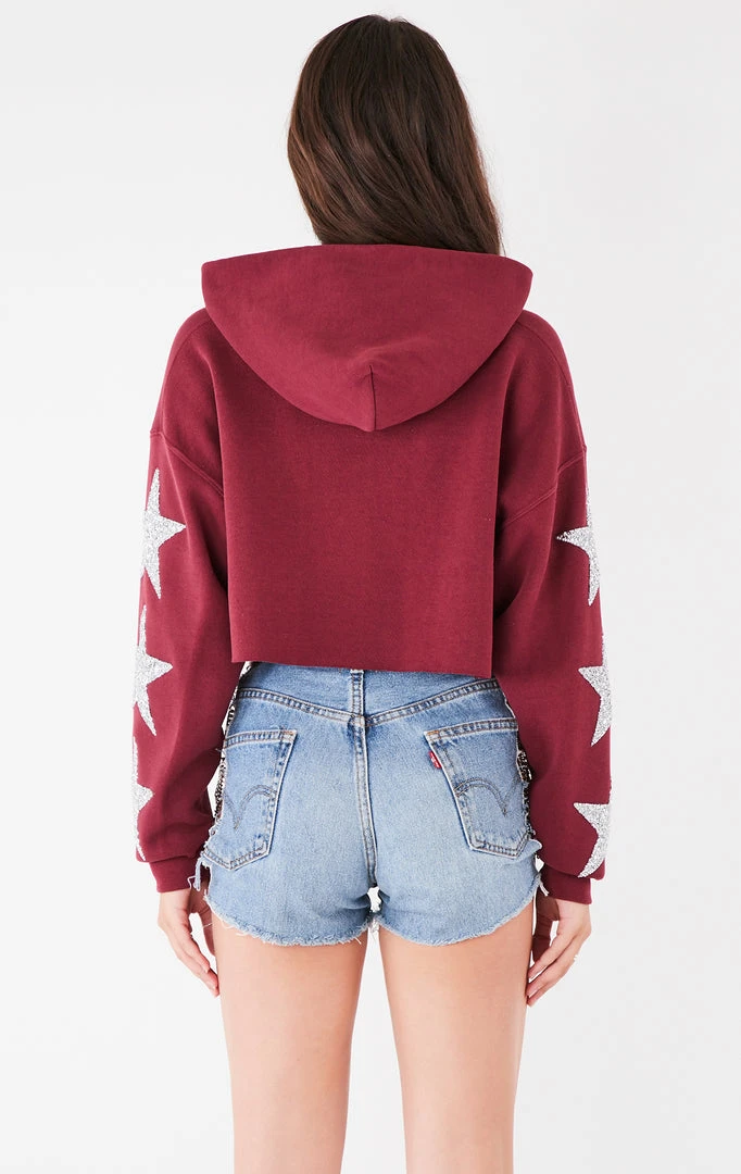 FURST OF A KIND VINTAGE STAR PATCH CROPPED HOODIE 5 FURST OF A KIND VINTAGE STAR PATCH CROPPED HOODIE