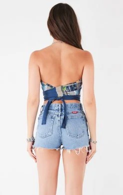 FURST OF A KIND VINTAGE CHAIN NECK WRAP TOP 9 FURST OF A KIND VINTAGE CHAIN NECK WRAP TOP