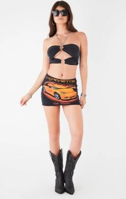 FURST OF A KIND VINTAGE MICRO MINI SKIRT