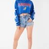 FURST OF A KIND VINTAGE STAR PATCH CROPPED HOODIE