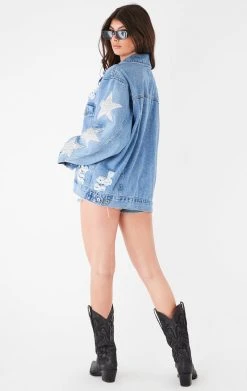 FURST OF A KIND VINTAGE STAR PATCH DENIM JACKET