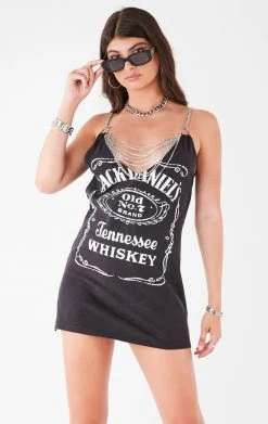 FURST OF A KIND VINTAGE DRAPED CHAIN DRESS