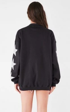 FURST OF A KIND VINTAGE COLLEGE VINTAGE SILVER STAR PATCH SWEATSHIRT