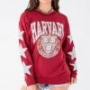 FURST OF A KIND VINTAGE COLLEGE VINTAGE SILVER STAR PATCH SWEATSHIRT