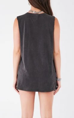 FURST OF A KIND VINTAGE DEEP V CHAIN SLEEVELESS TEE VINTAGE CHAINS