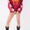 FURST OF A KIND VINTAGE SILVER STAR PATCH SWEATSHIRT VINTAGE COLLEGE