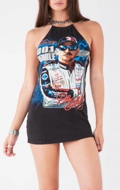 FURST OF A KIND VINTAGE WATERFALL CHAIN BACK DRESS